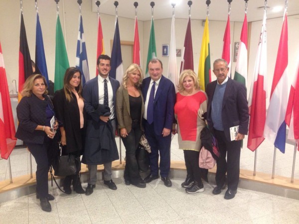 Fulvio Martusciello con i giovani di Forza Italia in visita al Parlamento Europeo