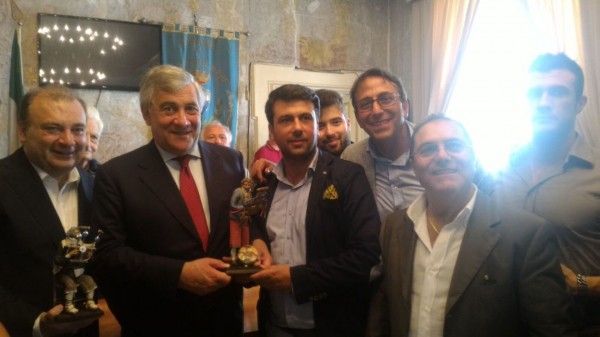 Con Antonio Tajani a Vietri