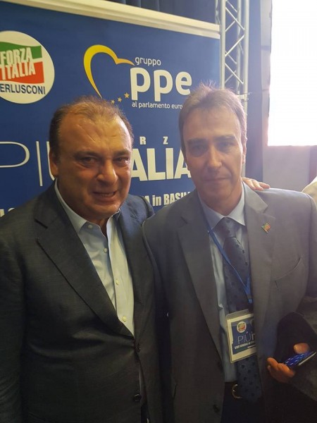 Martusciello con Fabrizio Fiorini a Potenza