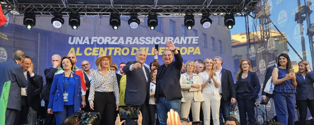 CHIUSURA CAMPAGNA ELETTORALE FORZA ITALIA EUROPEE 2024