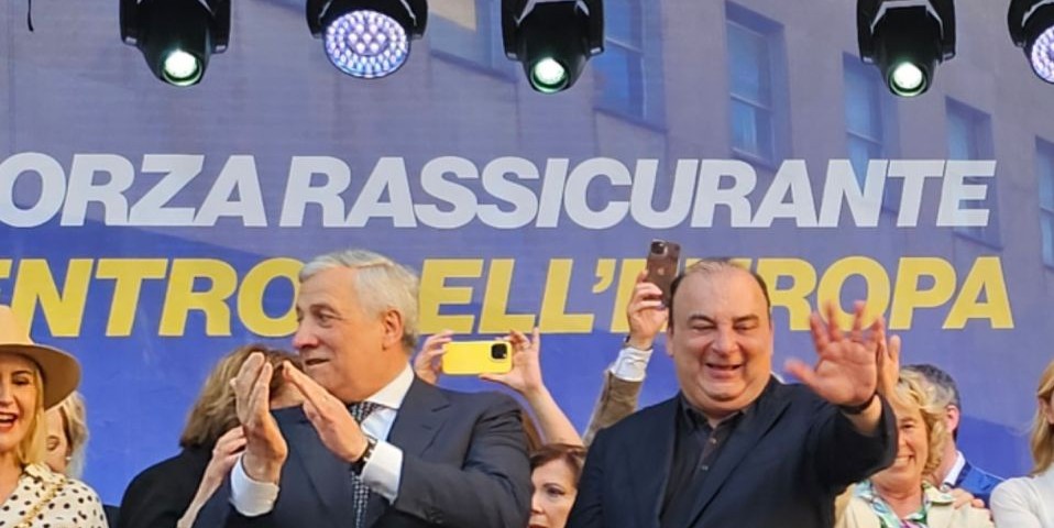 CHIUSURA CAMPAGNA ELETTORALE FORZA ITALIA EUROPEE 2024